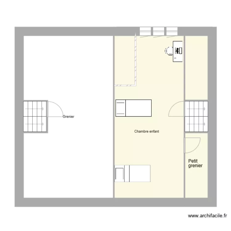 PONCET 2ieme Etage. Plan de 
