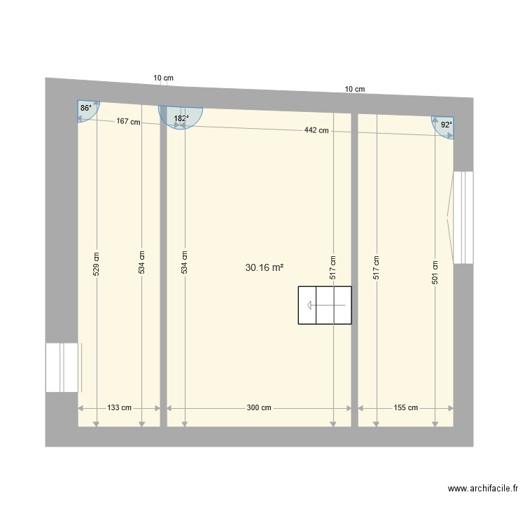 Projet 211 urba schaerbeek 5ème étage. Plan de 0 pièce et 0 m2