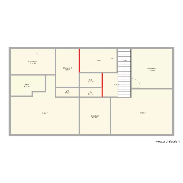 Mayson Ayse. Plan de 