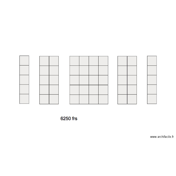 Mur LED 5  2 5. Plan de 0 pièce et 0 m2