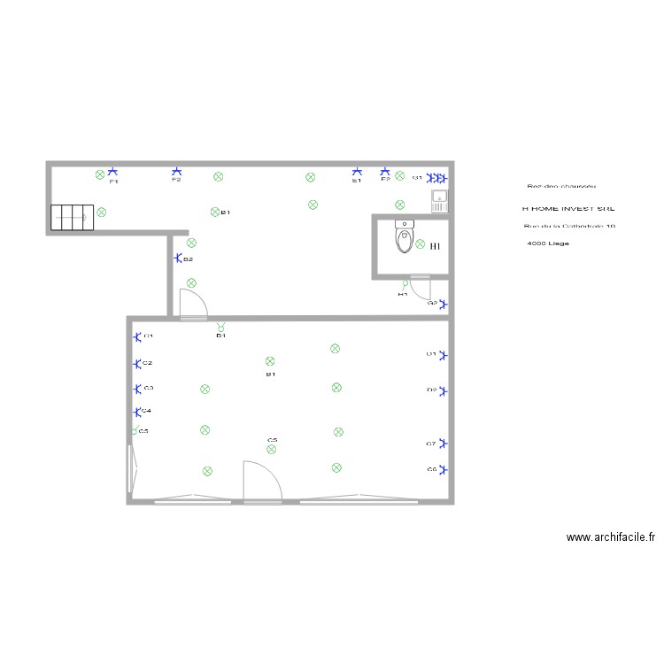cahtedral. Plan de 0 pièce et 0 m2