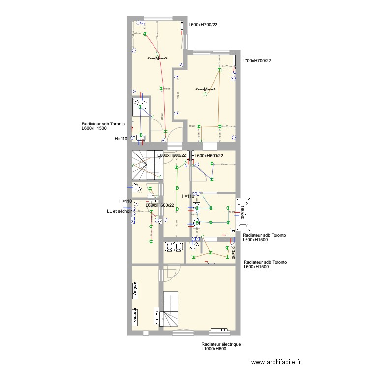 Tabellion Rez semi enterré Eau Elec Chauffage. Plan de 0 pièce et 0 m2