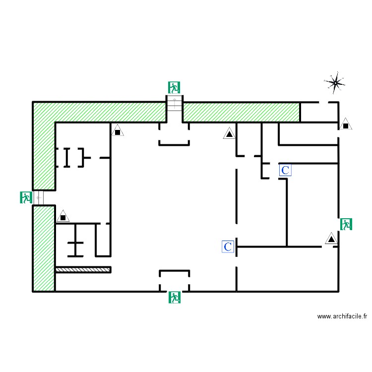 cantine. Plan de 0 pièce et 0 m2