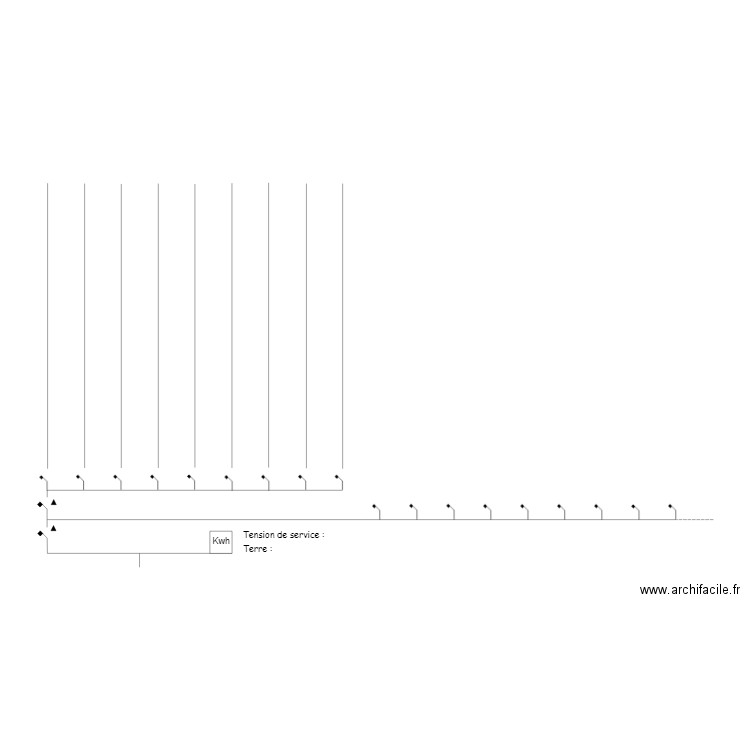 UNIFILAIRE. Plan de 0 pièce et 0 m2