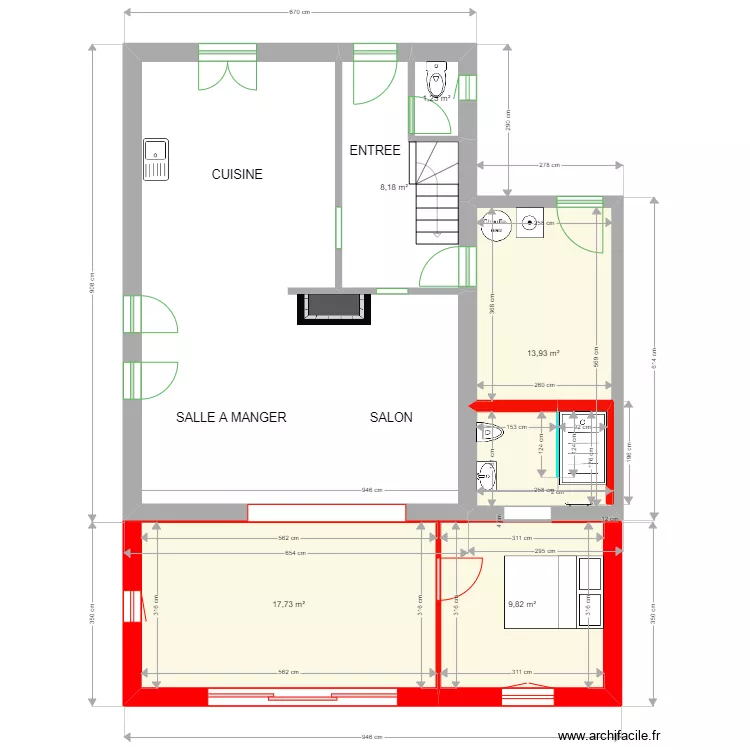 CASTEX MAISON COTE rev 5. Plan de 