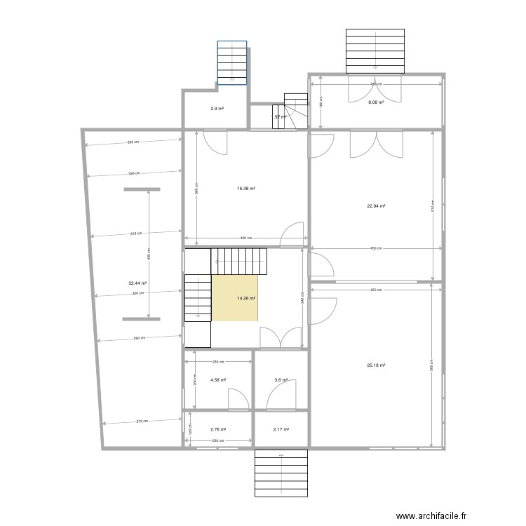 Raquette rez. Plan de 0 pièce et 0 m2