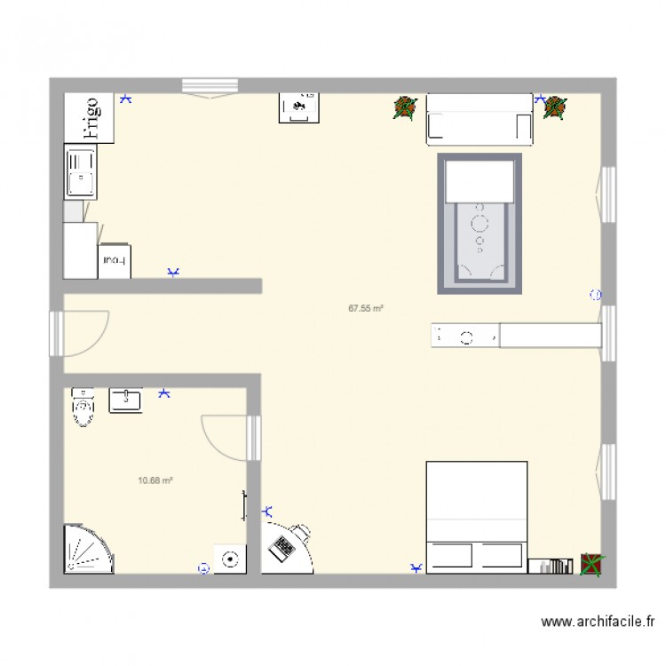 plan appartement 70m2