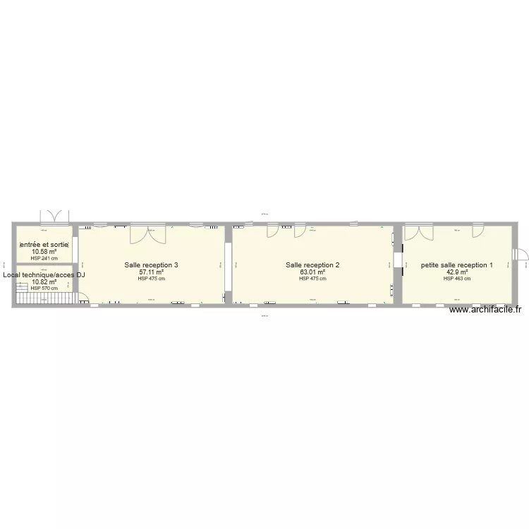 reception kergo. Plan de 