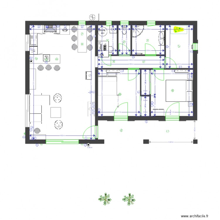 davichris. Plan de 0 pièce et 0 m2