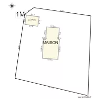 PLAN DE MASSE MAISON 