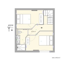 plan electricité étage logement 1