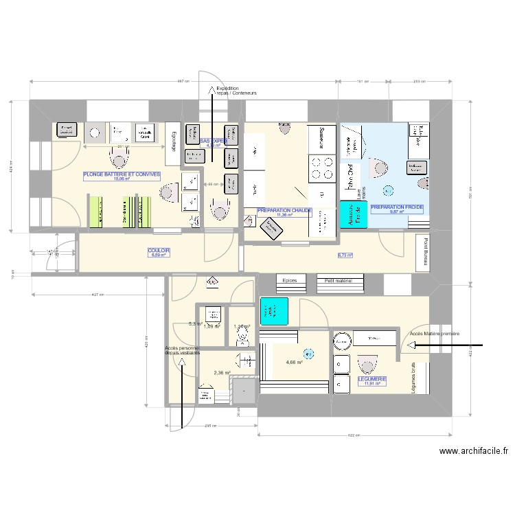 Mendionde 003. Plan de 13 pièces et 81 m2