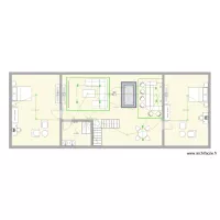 Plan supperposition meuble eclairage Maison Brian