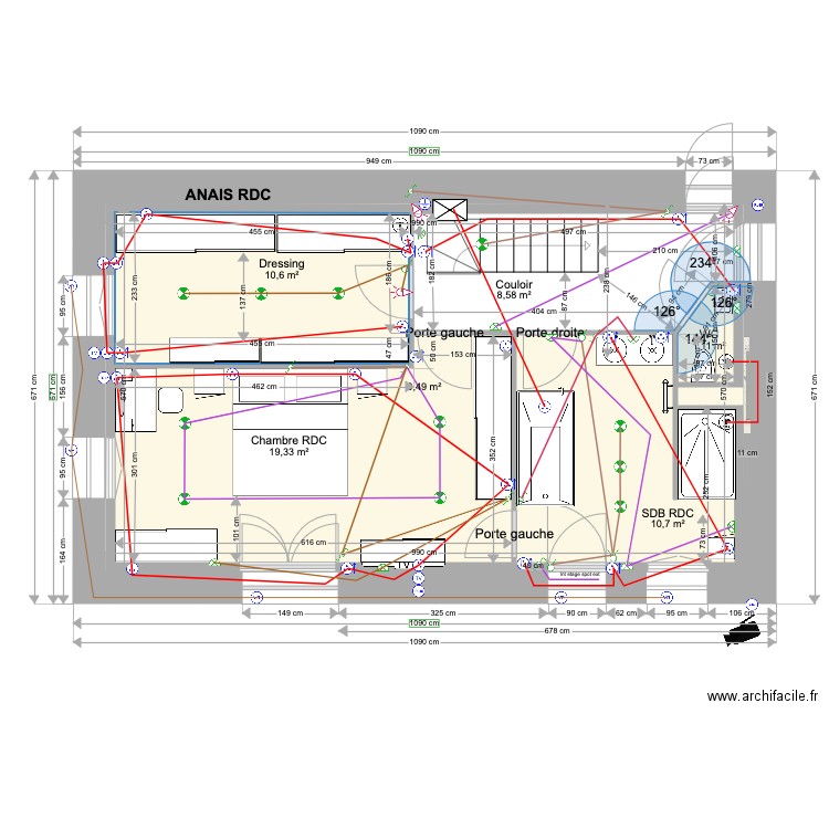 ANAIS BAT1 RDC ELEC 18 01 2023. Plan de 0 pièce et 0 m2