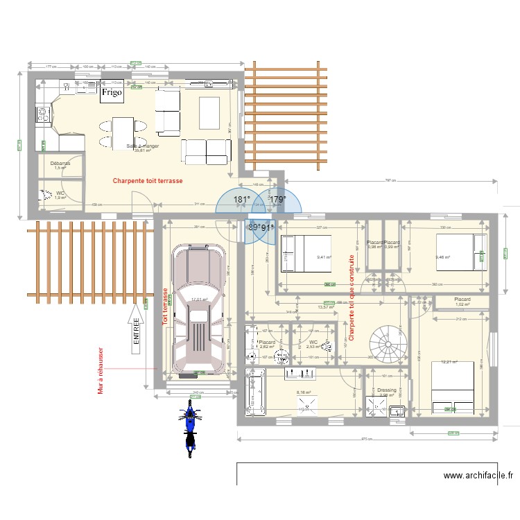 Rudy V6 etg. Plan de 21 pièces et 218 m2