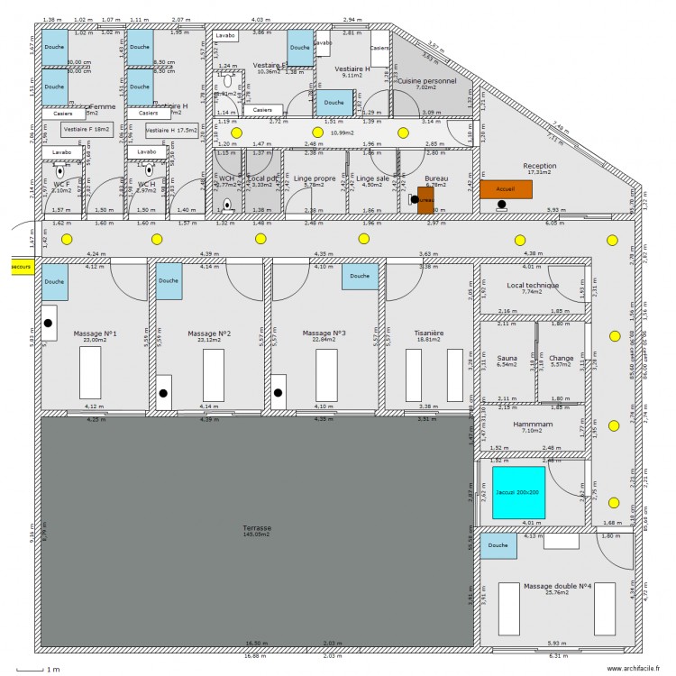 Cotation. Plan de 0 pièce et 0 m2