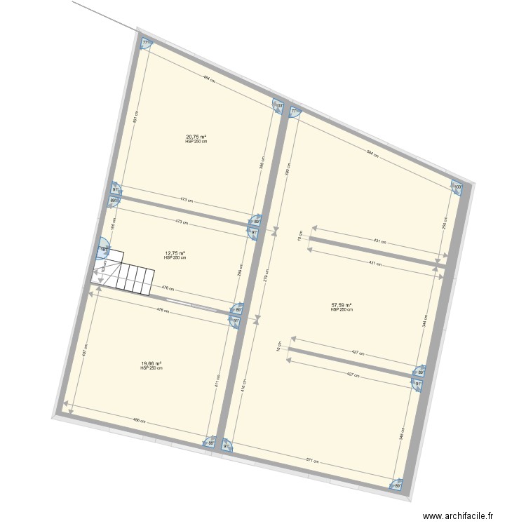 Maison Christopher50. Plan de 23 pièces et 342 m2