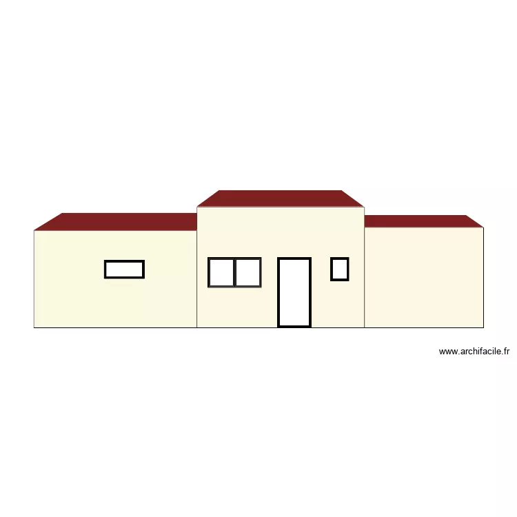 plan facade final. Plan de 