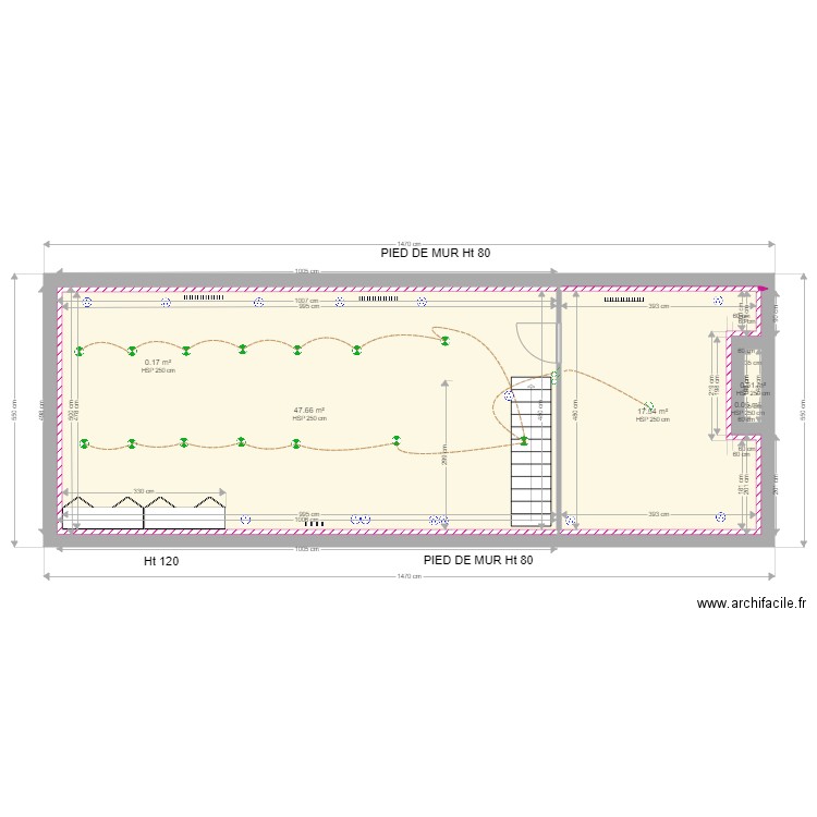 RANCY V2. Plan de 5 pièces et 66 m2