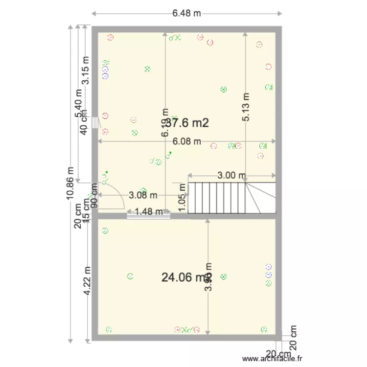 Oznur PLANCHER haut de RDCH 110915. Plan de 