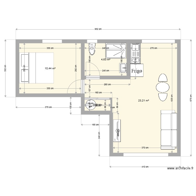 PROJET saint tulle projection . Plan de 0 pièce et 0 m2