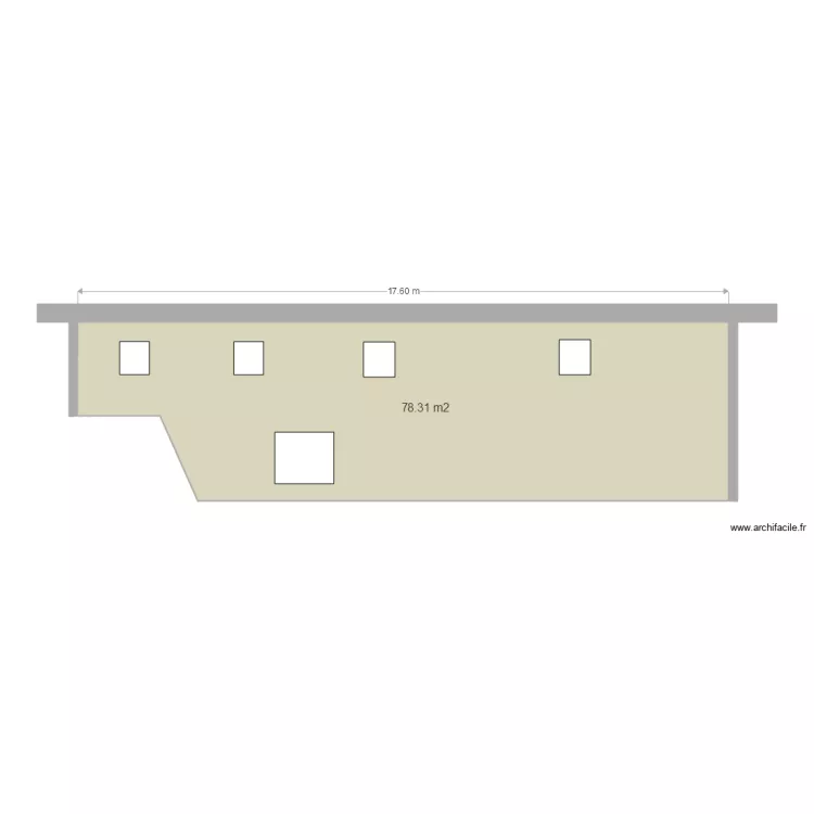 PROJET facage sud . Plan de 