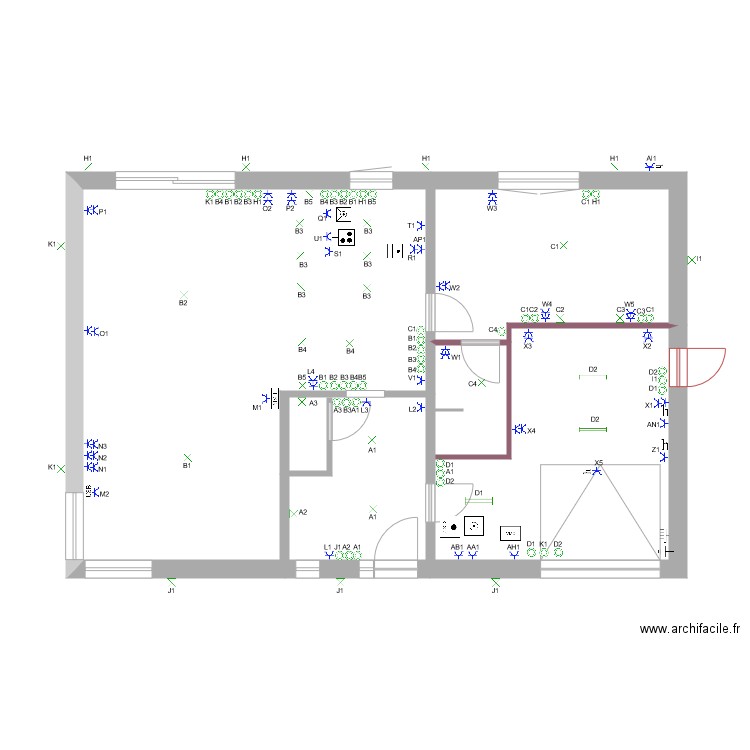 AULNOIS rez. Plan de 0 pièce et 0 m2