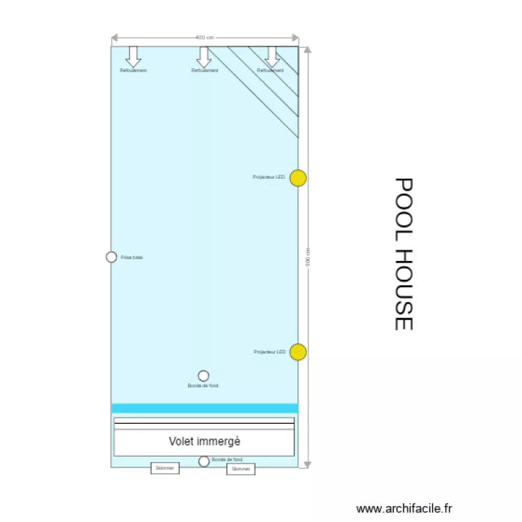 piscine DE LAET2. Plan de 