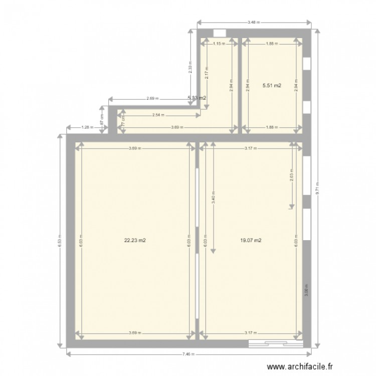 Christine B. Plan de 0 pièce et 0 m2