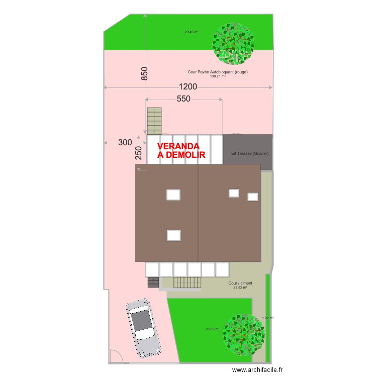 Masse Avant Travaux 2. Plan de 0 pièce et 0 m2