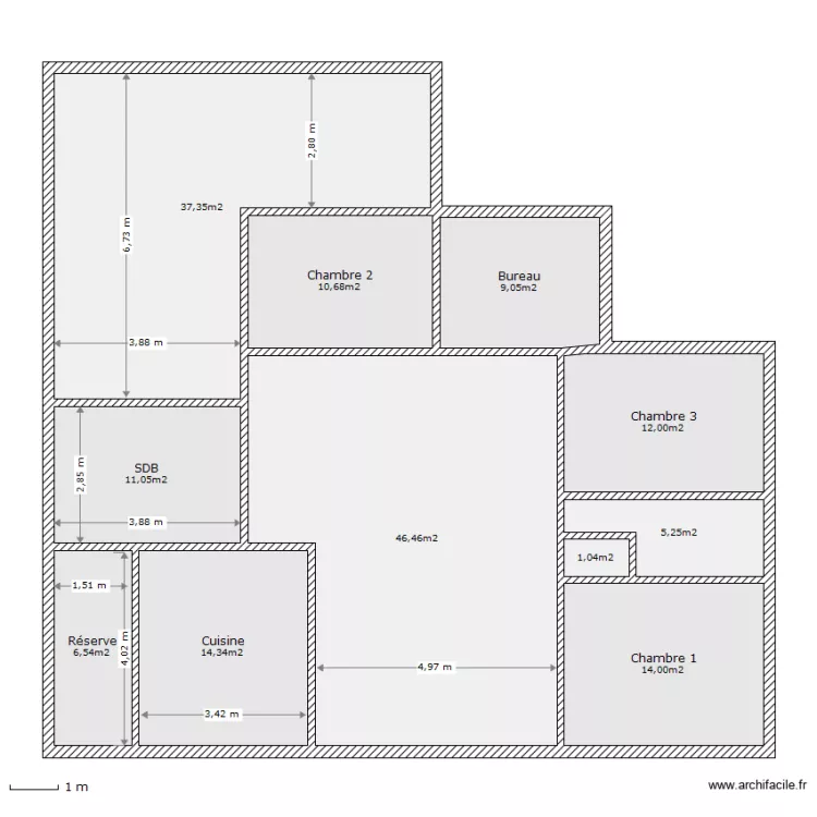 Maison. Plan de Maison. Plan de