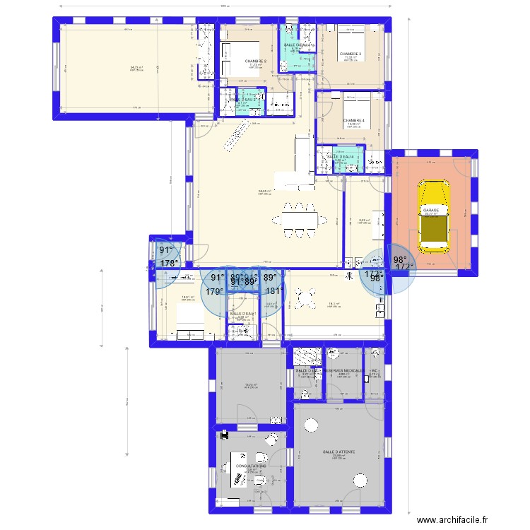 docteur 33. Plan de 0 pièce et 0 m2