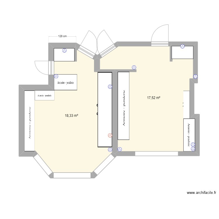 quai du condroz. Plan de 0 pièce et 0 m2
