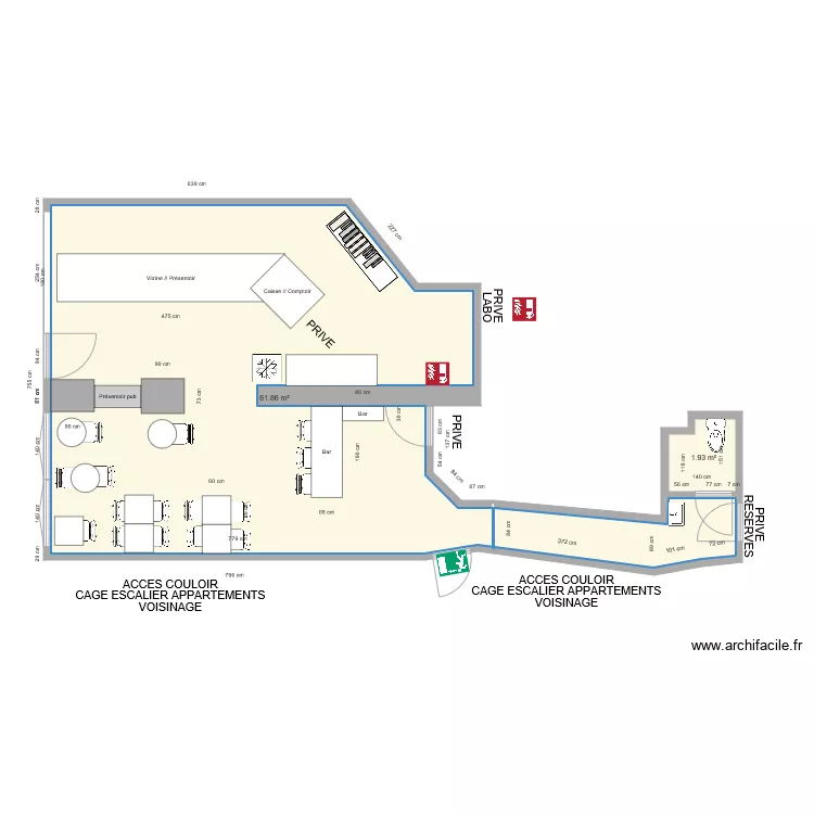 LA TARTINE GOURMANDE. Plan de 