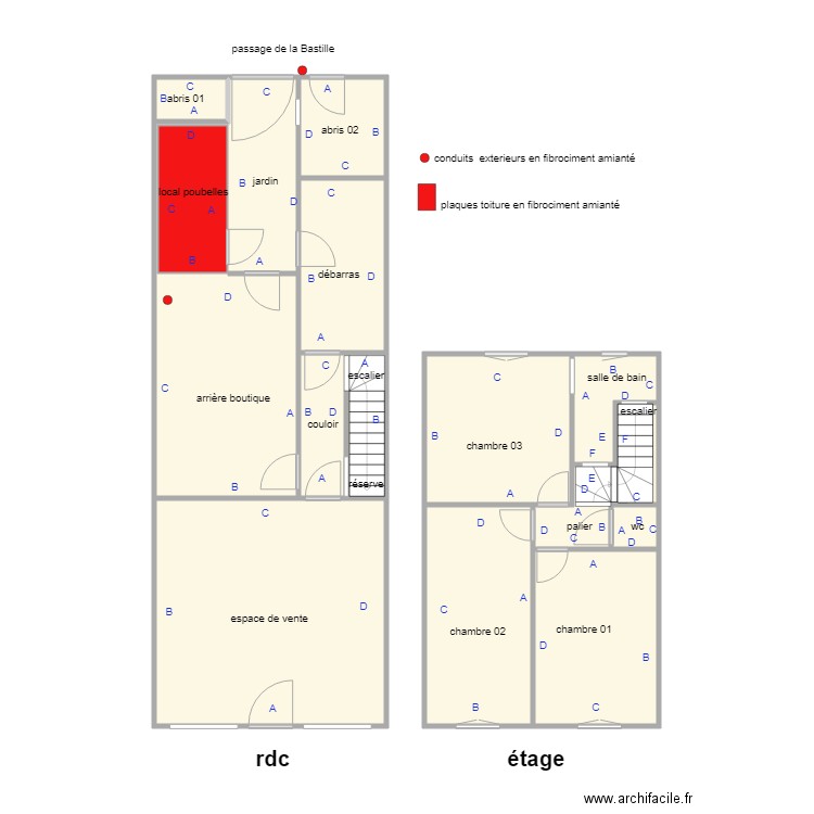 robineau. Plan de 0 pièce et 0 m2