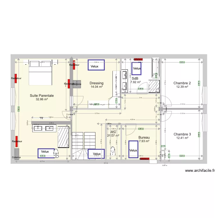 Plan Etage Santeny 1. Plan de 