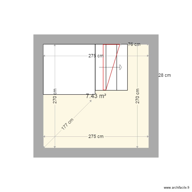 cage2. Plan de 0 pièce et 0 m2