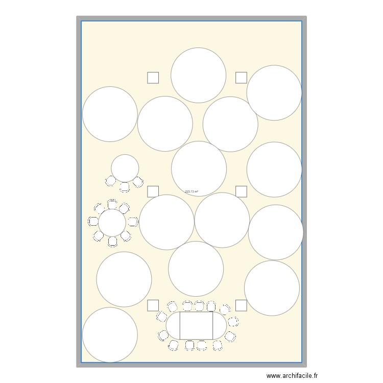 Plan de table. Plan de 0 pièce et 0 m2