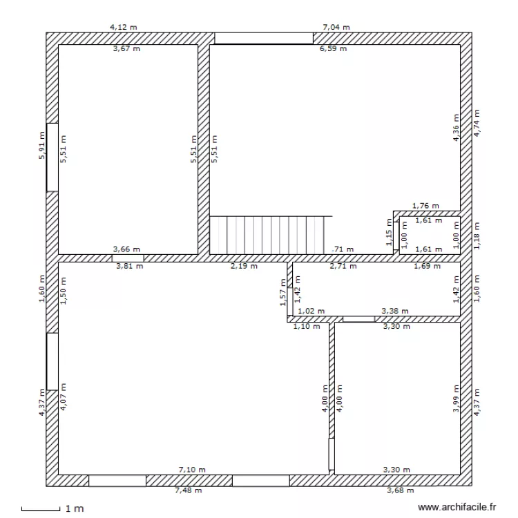 Mariusz Rez de Chaussez. Plan de Mariusz Rez de Chaussez. Plan de