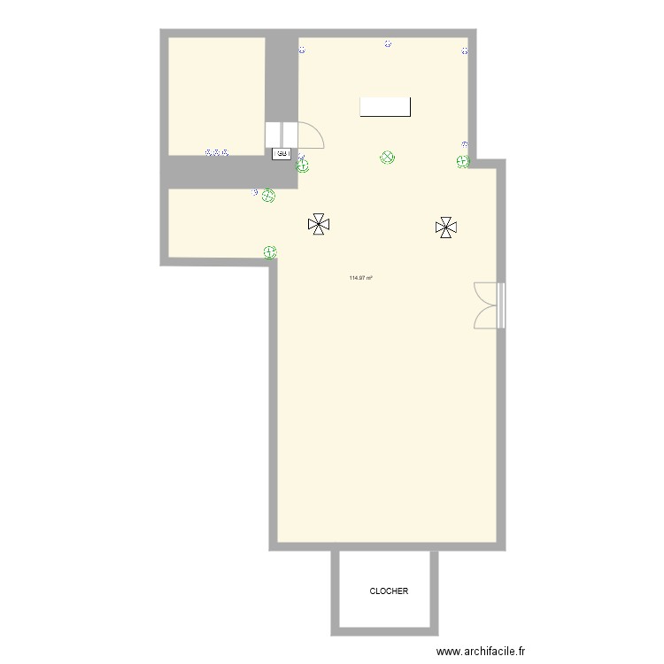 Eglise St Appolinaire. Plan de 0 pièce et 0 m2