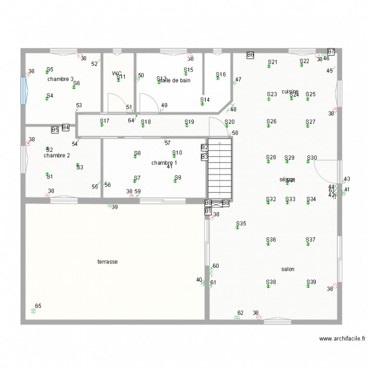 Eclairage. Plan de 0 pièce et 0 m2