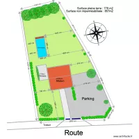 Plan de masse maison