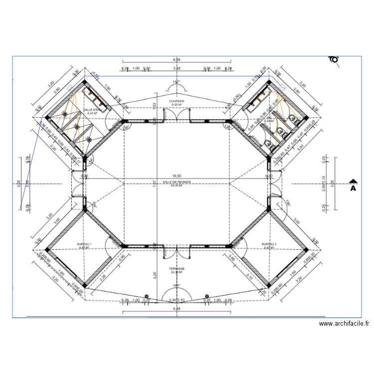 exe plomberie canala. Plan de 0 pièce et 0 m2