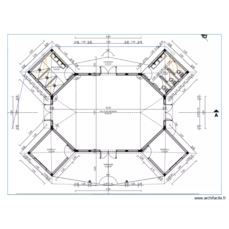 exe plomberie canala. Plan de 0 pièce et 0 m2