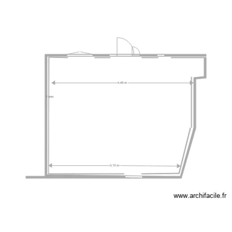 Bureau ET SALLE DE REUNION Carrelage. Plan de 