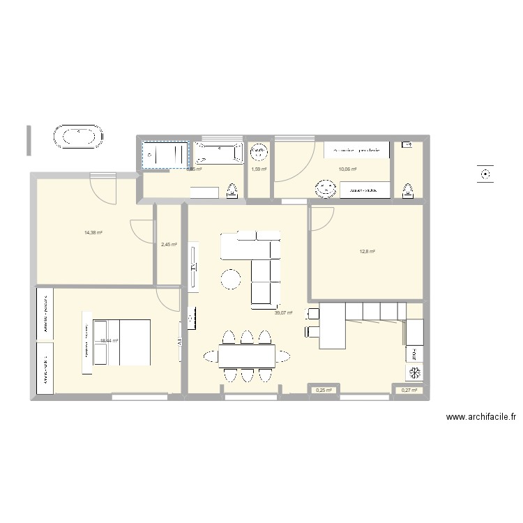 interieur roubaix. Plan de 0 pièce et 0 m2
