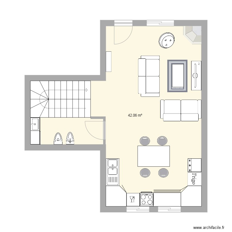 Maison Italie. Plan de 0 pièce et 0 m2