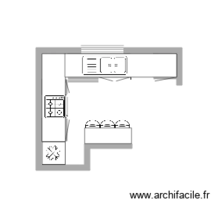 Cuisine. Plan de 