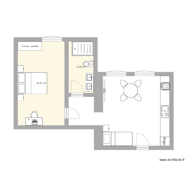 Cuisine restaurant 2. Plan de 0 pièce et 0 m2