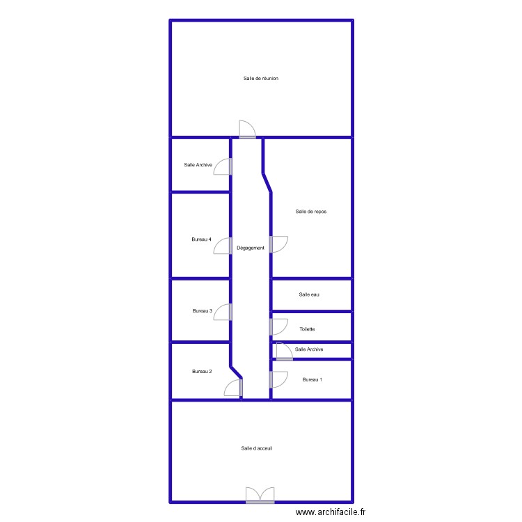 p1 du 44. Plan de 12 pièces et 209 m2